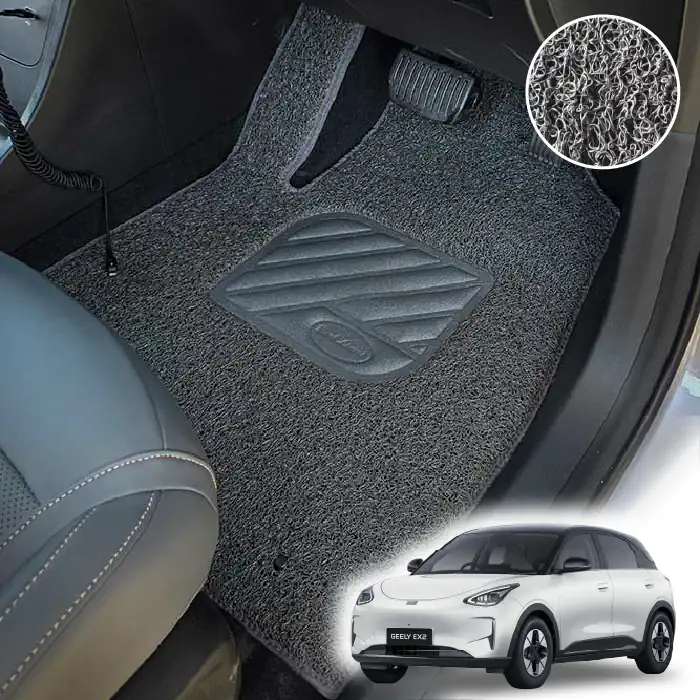 พรมไวนิลดักฝุ่น พรมดักฝุ่น พรมใยบวบ พรมถรยนต์ Geely EX2