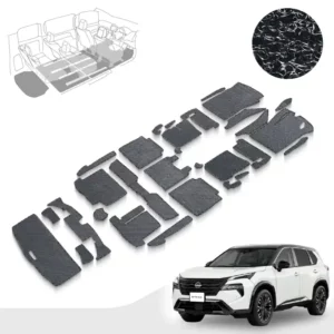 พรามไวนิลดักฝุน พรมดักฝุ่น พรมใยบวบ พรมรถยนต์ Nissan Xtrail T33 e power