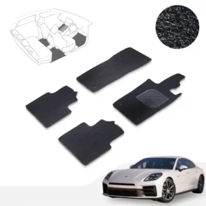 พรมเส้นใยไวนิล พรมใยบวบ พรมรถยนต์ พรมดักฝุ่น Porsche Panamera Gen3 976