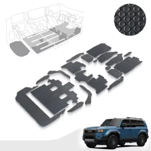พรมกะรดุม ผ้ายางกระดุม พรมรถยนต์ Toyota Land Cruiser 250