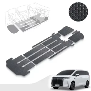 พรมกระดุม ผ้ายางกระดุม พรมรถยนต์ Wey G9