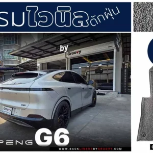 พรมเส้นใยไวนิล พรมใยบวบ พรมรถยนต์ Xpeng G6