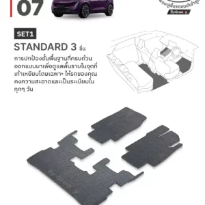 พรมกระดุม ผ้ายางกระดุม พรมรถยนต์ Avatr 07