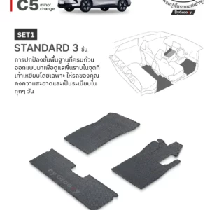 พรมกระดุม ผ้ายางกระดุม พรมรถยนต์ Omoda C5 Minor change