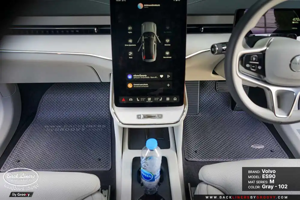 พรมกระดุม ผ้ายางกระดุม พรมรถยนต์ Volvo ES90