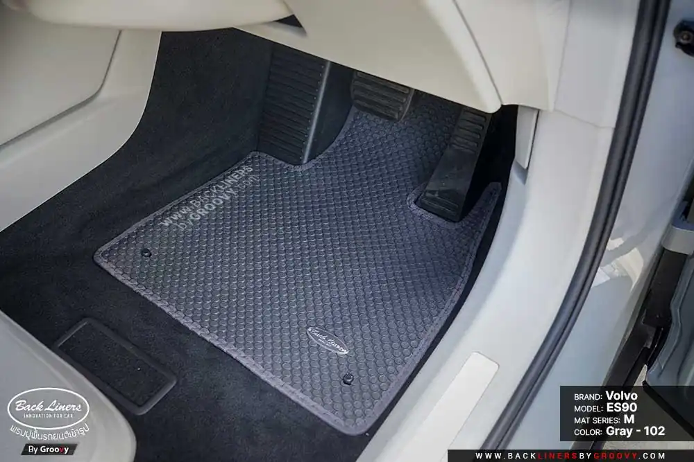 พรมกระดุม ผ้ายางกระดุม พรมรถยนต์ Volvo ES90