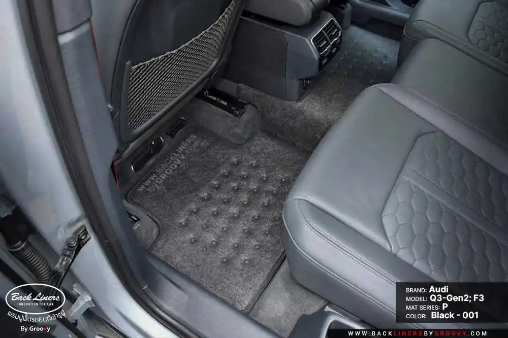 พรมกระดุม ผ้ายางกระดุม พรมรถยนต์ Audi Q3 Gen2 F3 Sportback