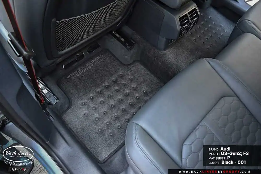 พรมกระดุม ผ้ายางกระดุม พรมรถยนต์ Audi Q3 Gen2 F3 Sportback
