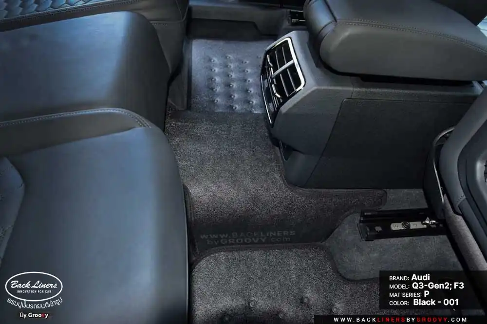 พรมกระดุม ผ้ายางกระดุม พรมรถยนต์ Audi Q3 Gen2 F3 Sportback