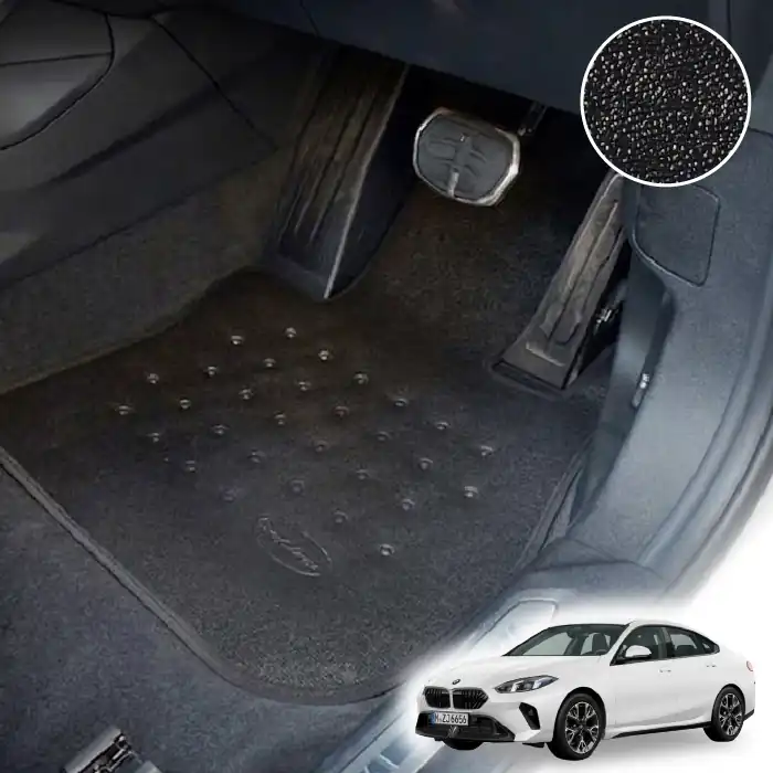 พรมกระดุม ผ้ายางกระดุม พรมรถยนต์ BMW 2 series Gran Coupe F74 ตรงรุ่น คุณภาพสูง