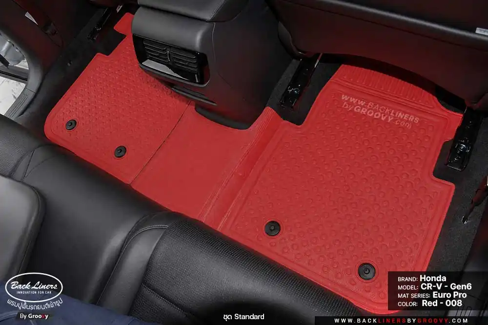 พรมกระดุม ผ้ายางกระดุม พรมรถยนต์ Honda CR-V Gen6