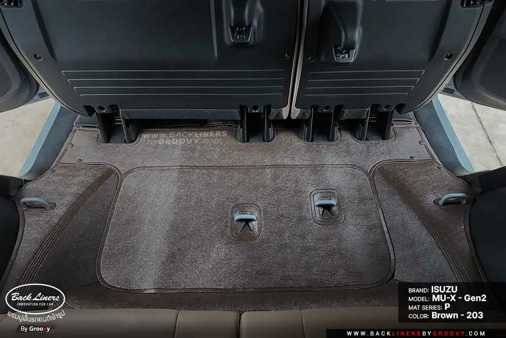 พรมกระดุม ผ้ายางกระดุม พรมรถยนต์ Isuzu MU-X Gen2
