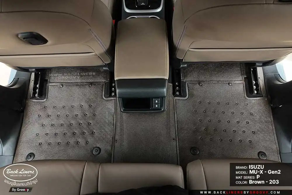 พรมกระดุม ผ้ายางกระดุม พรมรถยนต์ Isuzu MU-X Gen2
