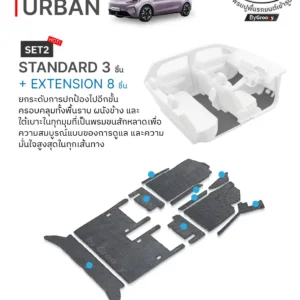 พรมไวนิลดักฝุ่น พรมดักฝุ่น พรมเส้นใย พรมรถยนต์ พรมกระดุม ผ้ายางกระดุม MG Urban available row ตรงรุ่น คุณภาพสูง