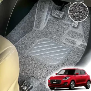 พรมเส้นใยไวนิล พรมใยบวบ พรมรถยนต์ พรมดักฝุ่น Suzuki Swift A2L ตรงรุ่น คุณภาพสูง