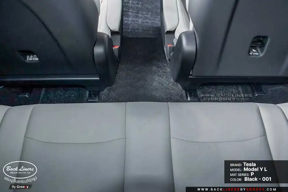 พรมกระดุม ผ้ายางกระดุม พรมรถยนต์ Tesla Model YL