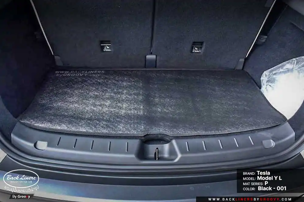 พรมกระดุม ผ้ายางกระดุม พรมรถยนต์ Tesla Model YL